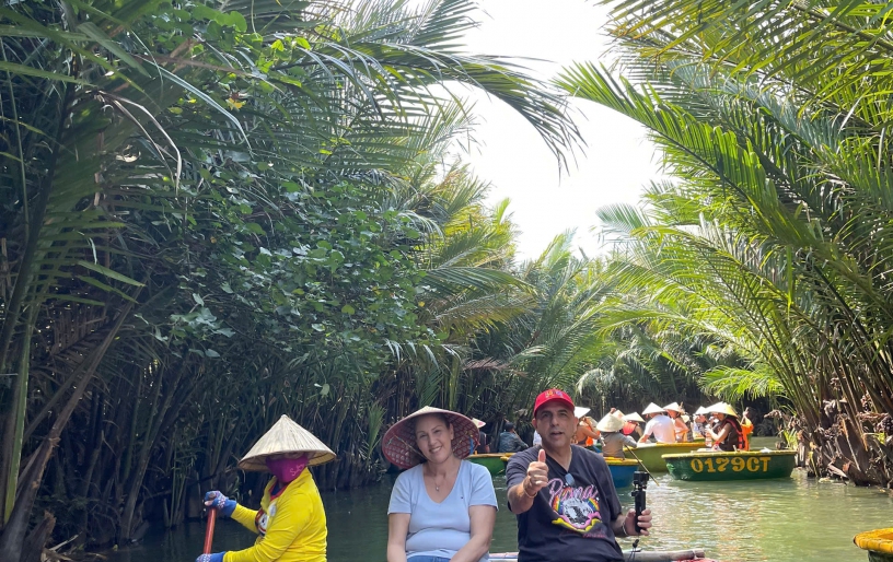 Basket Boat Ride - Hoi An Town by night