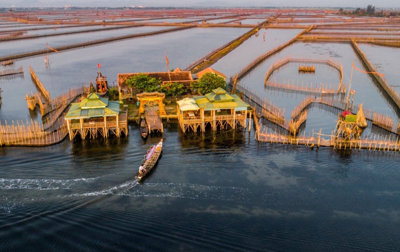 Sunrise/ Sunset at Tam Giang Lagoon 